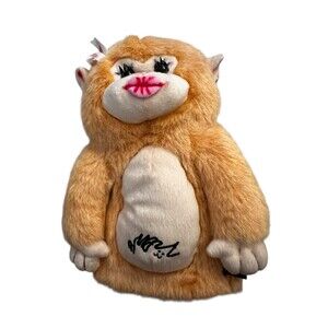 Winning Edge Golf Club Driver Head Cover Female Monkey Earrings